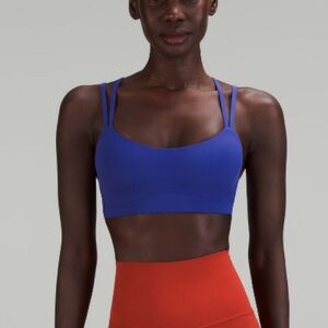 Women's Blue Sports Bra like a cloud